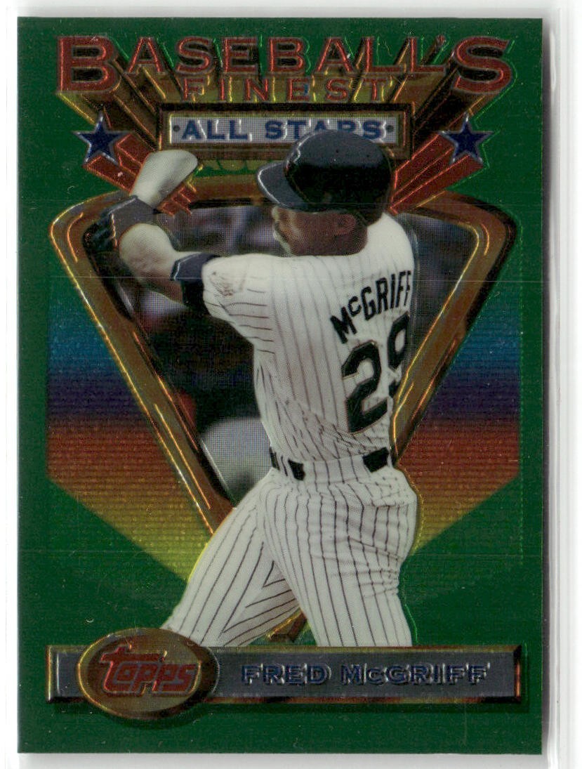 1993 Topps Finest Fred Mcgriff #106 EX