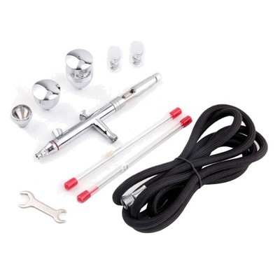 Timbertech AG-183K Dual-Action Airbrush Set with 0.3-0.8mm Needles & 2-13CC Cups