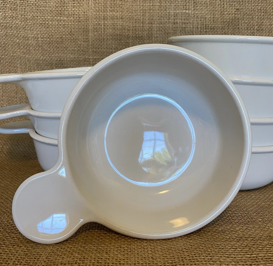 Juego de 8 Cuencos Corning Ware Grab It P-150-B 15oz Blanco Horno Microondas Seguro Lote Foto 3 de 4