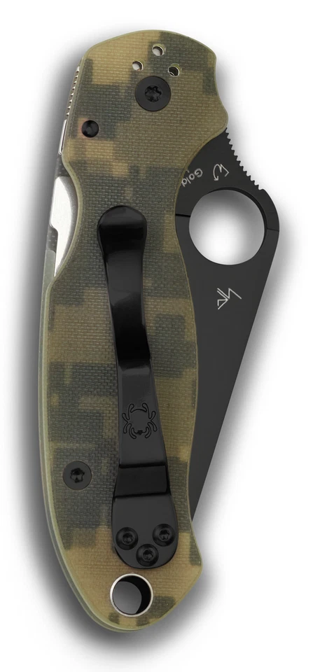 Spyderco Knives Para 3 Liner Lock Digital Camo G-10 Blackened S45VN C223GPCMOBK - Image 2 of 3