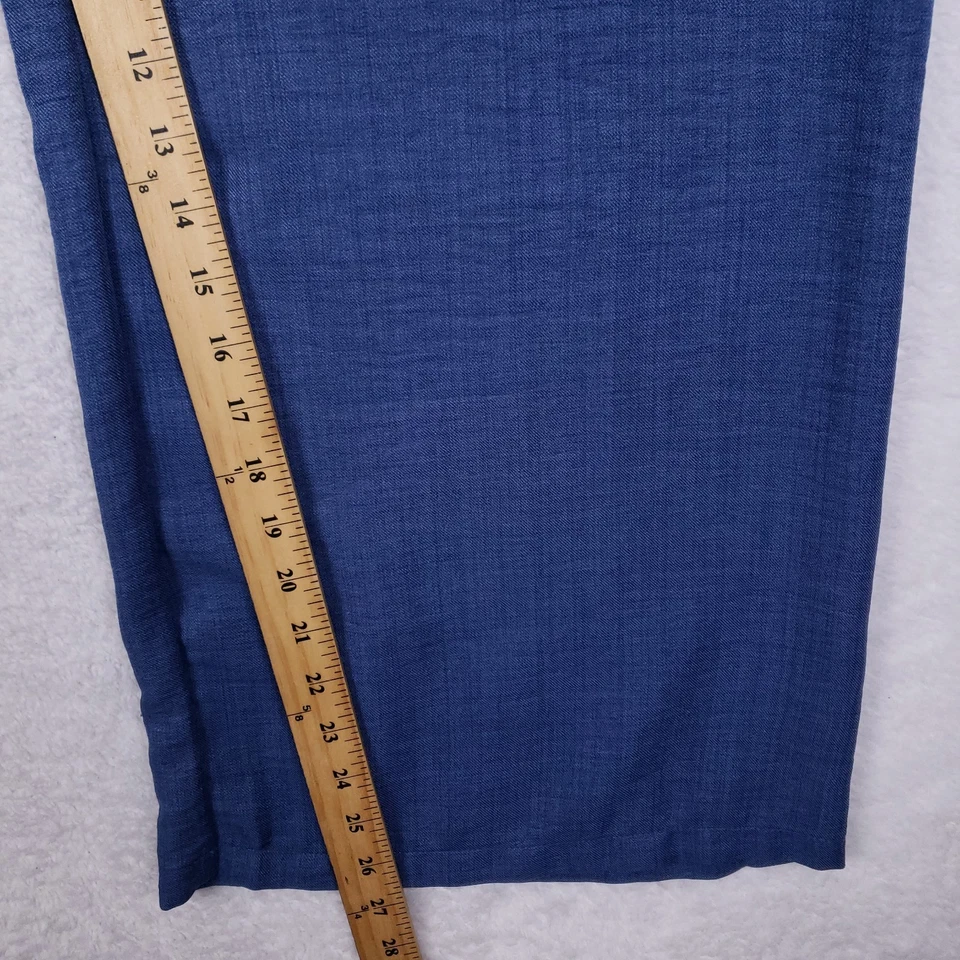 Mono para mujer azul halter pierna ancha talla grande sin mangas elegante festival Foto 4 de 4