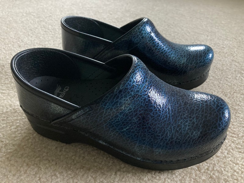 DANSKO SHOES NAVY BLUE SIZE 36 EU WOMENS CLOG