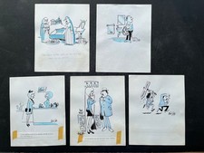 ORIGINAL Cartoons TONI GOFFE,  Studio Stamp. Women. Punch Magazine & Newspapers