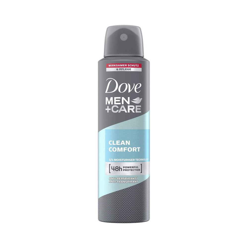 Dove Men+Care Clean Comfort Antiperspirant Deodorant Spray 150 ml