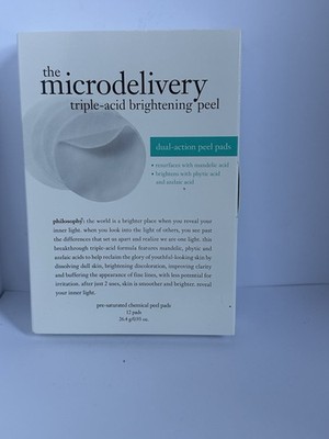 philosophy the microdelivery Triple-Acid Dual-Action Brightening Peel Pads 12