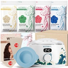 KOTAMU Waxing Kit for Women Men, Wax Warmer for Hair Removal, Digital Wax Ki...
