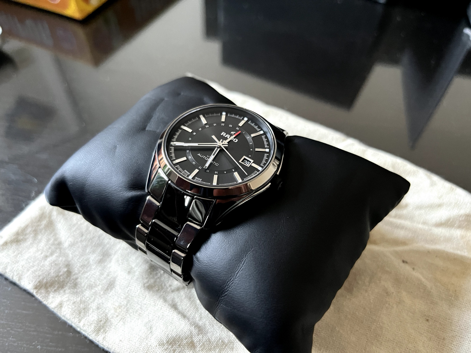 RADO Hyperchrome automatic UTC Black Ceramic Men'… - image 4