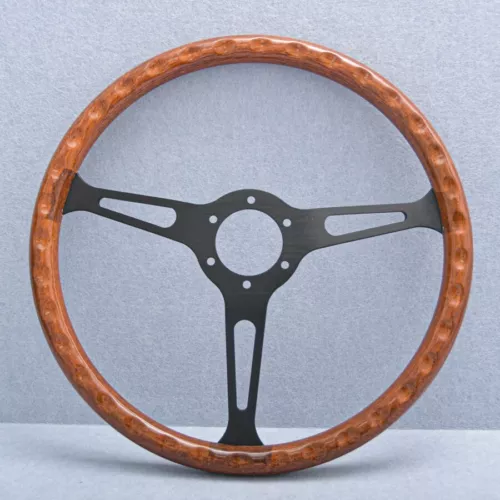 NARDI ND Classic 380mm Steering Wheel Mahogany Wood Black Spoke - Bild 6 von 8
