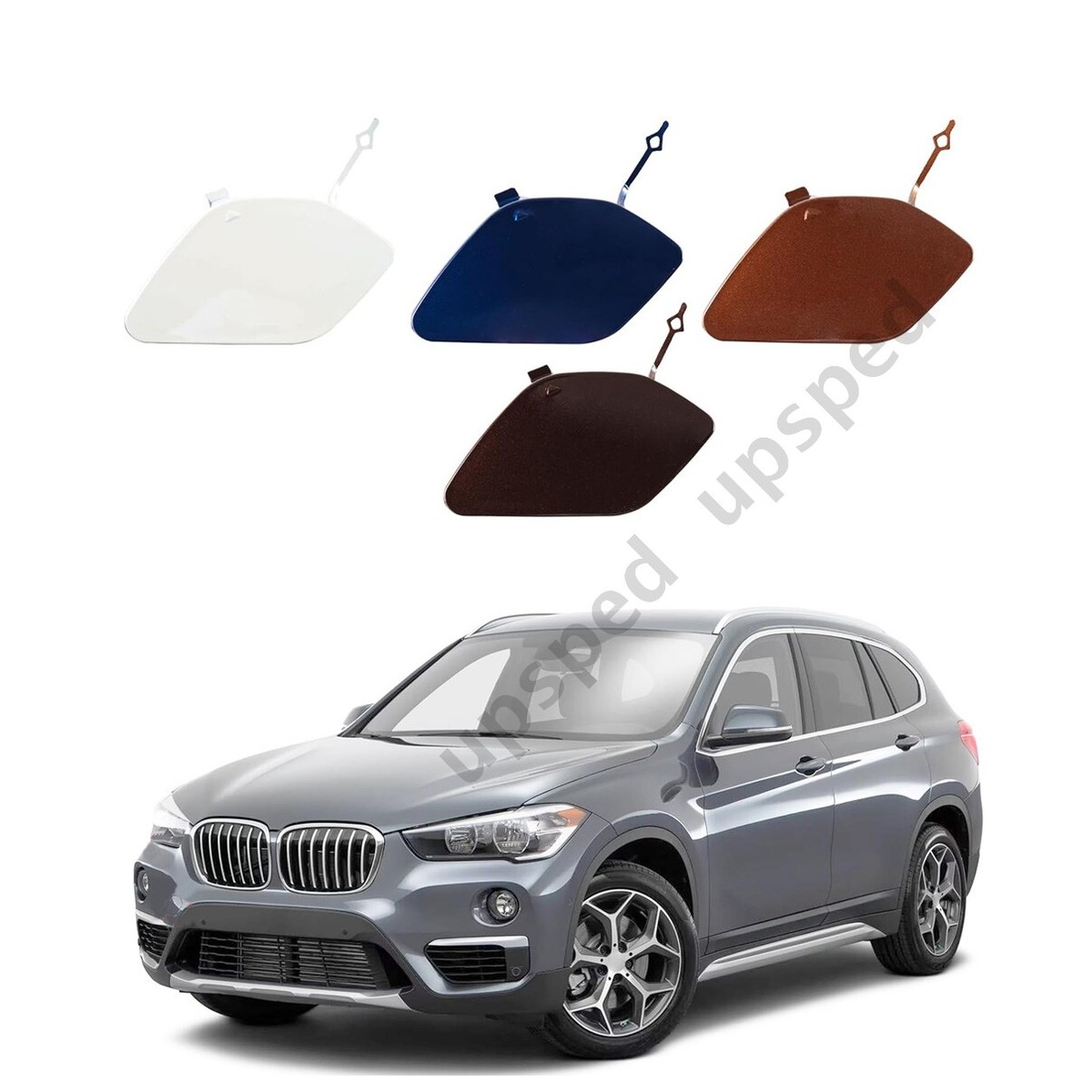 Front Bumper Tow Hook Hole Eye Cover Cap For BMW X1 F48 F49 2016