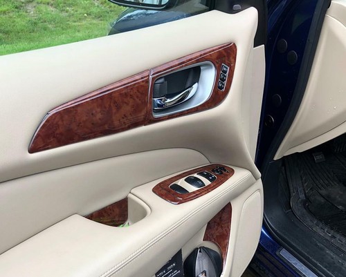 2017 2018 2019 2020 2021 INTERIOR WOOD DASH TRIM KIT SET for NISSAN PATHFINDER - Picture 5 of 12