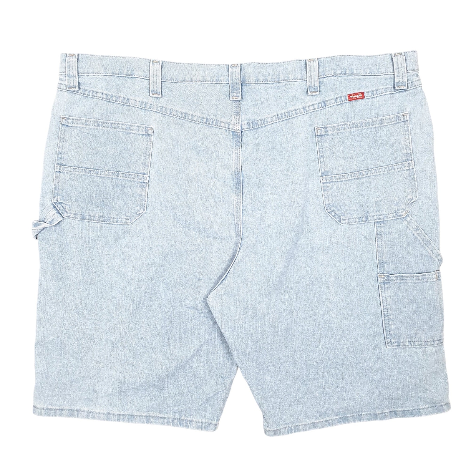 WRANGLER Denim Jeans Jorts Baggy Workwear Blue Carpenter Workwear Shorts W48 image 3