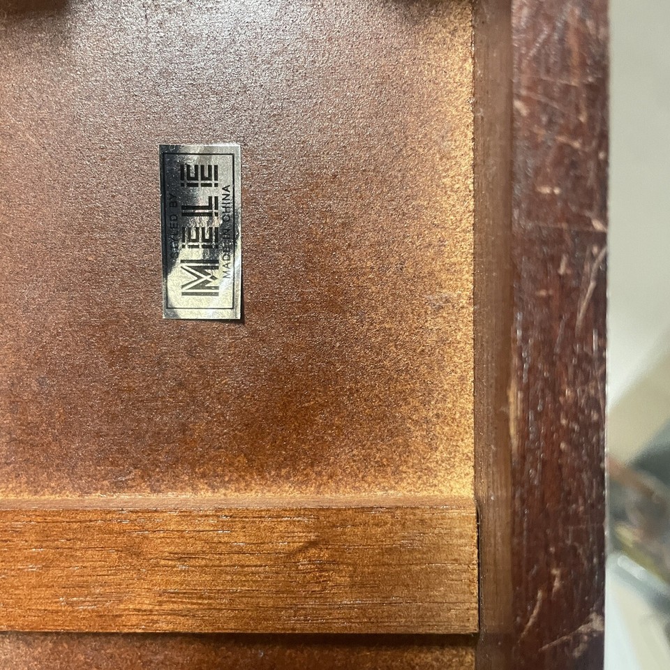 Vintage Mele Jewellery Box Large Armoire Drawers Wardrobe Mirror