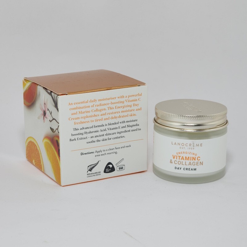 Lanocreme Energizing Vitamin C & Collagen Day Cream Replenishes