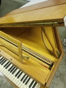 5'5" Grand Harpsichord On Wheels by Zuckerman Assembled By Aldrich