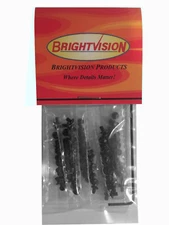 100 SHORT 1/8" LENGTH Black 2-56 Hex-Drive ButtonHead Screws Rivets For Customs