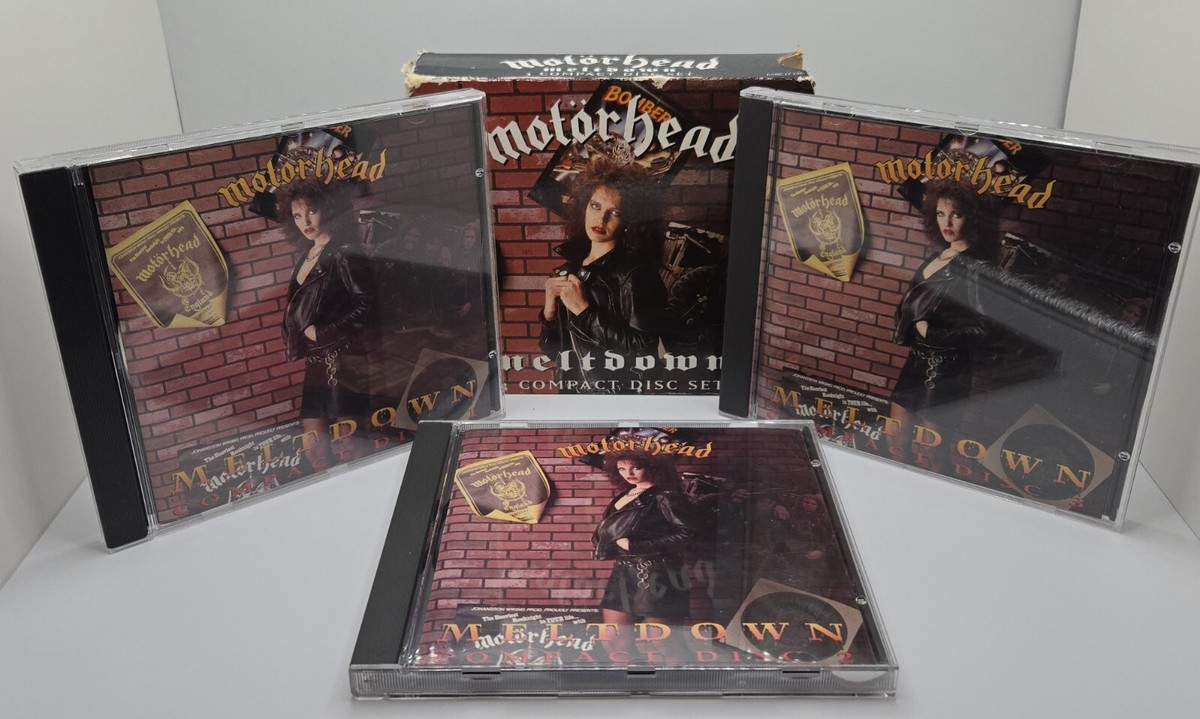 MOTÖRHEAD Meltdown 3-CD BOX Set w/Slipcase 1991 UK 1st Press RARE