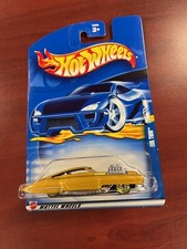 Hot Wheels 2002 Mainline 123 Evil Twin Gold LW_Gold 1940s Cadillac A8
