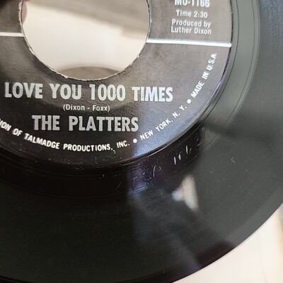英7” Platters I Love You 1,000 Times / Hear No Evil, Speak No Evi SS511PROMO STATESIDE プロモ /00080 PLATTERS: hear no evil, speak no evil, see no evil / i love