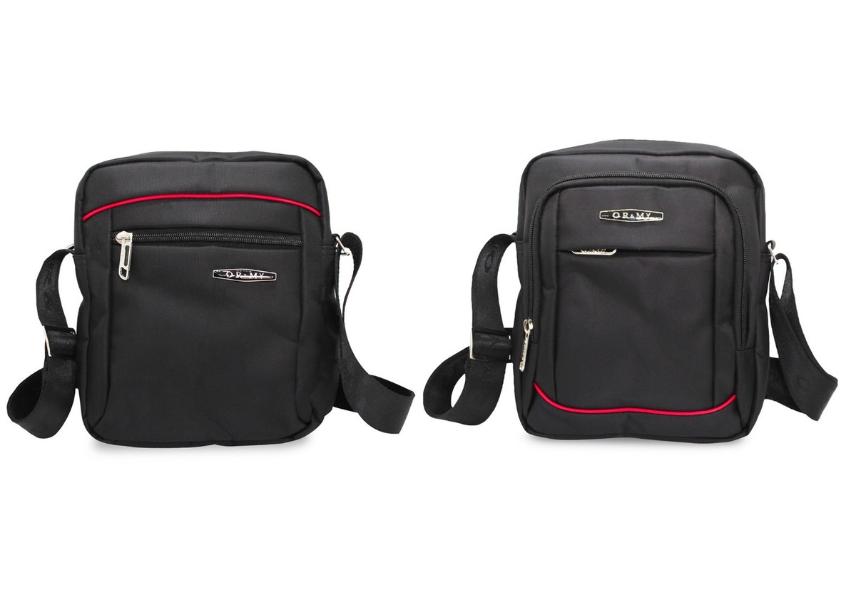 Borsello Uomo Tracolla Impermeabile SPAHER 18x12x7cm | 3 In 1 Con Moschettone, Nylon, Per Cellulare, Scuola, Viaggi - Foto 6