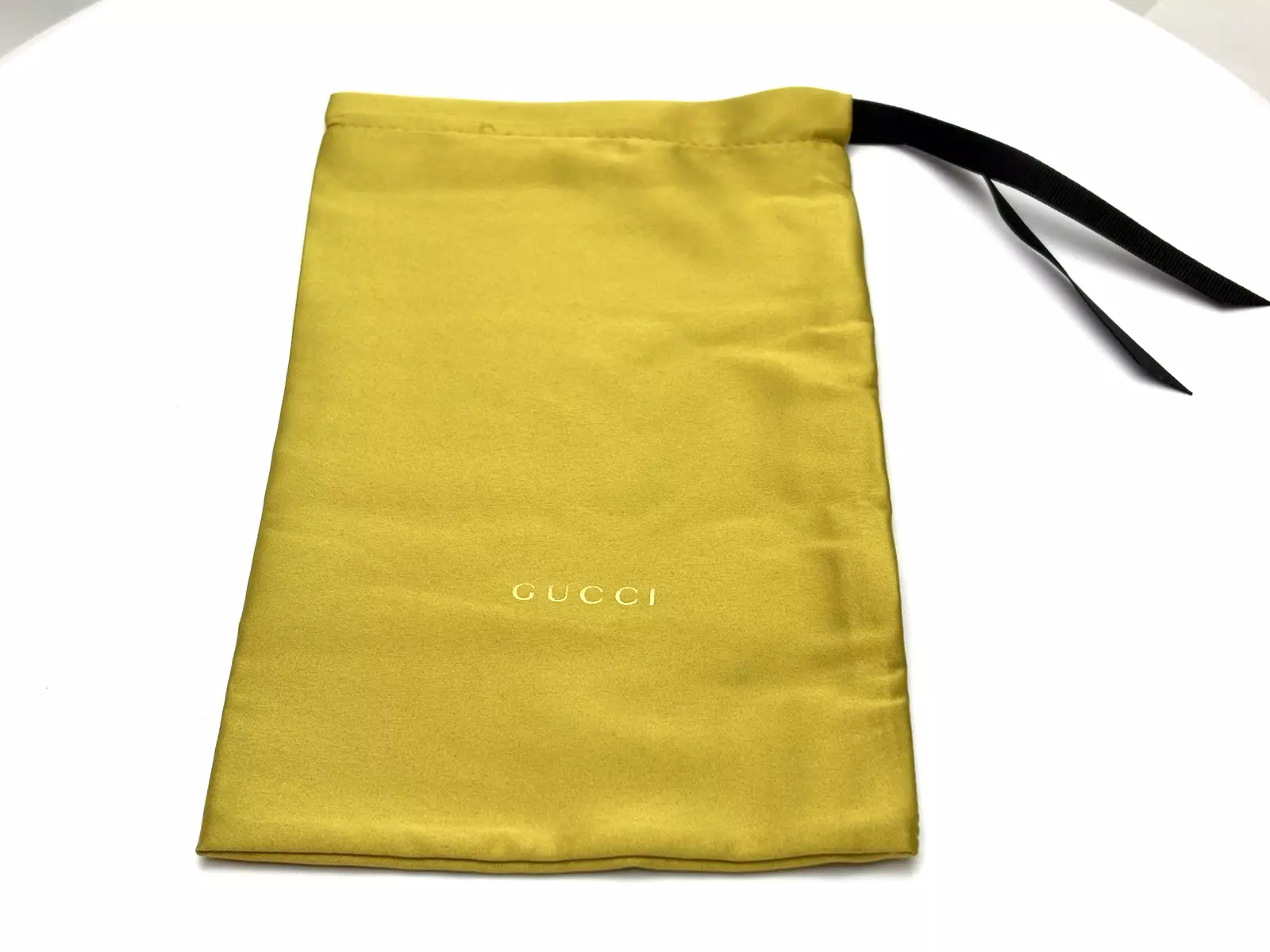 Gucci étui pochette souple UNIQUEMENT cordon lunettes lunettes lunettes de soleil accessoires jaune