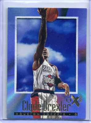 CLYDE DREXLER 1996-97 E-X2000 #24 - ROCKETS