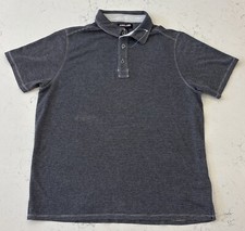 Kirkland Signature Men's Performance Polo Shirt, Dark Gray, Size Medium