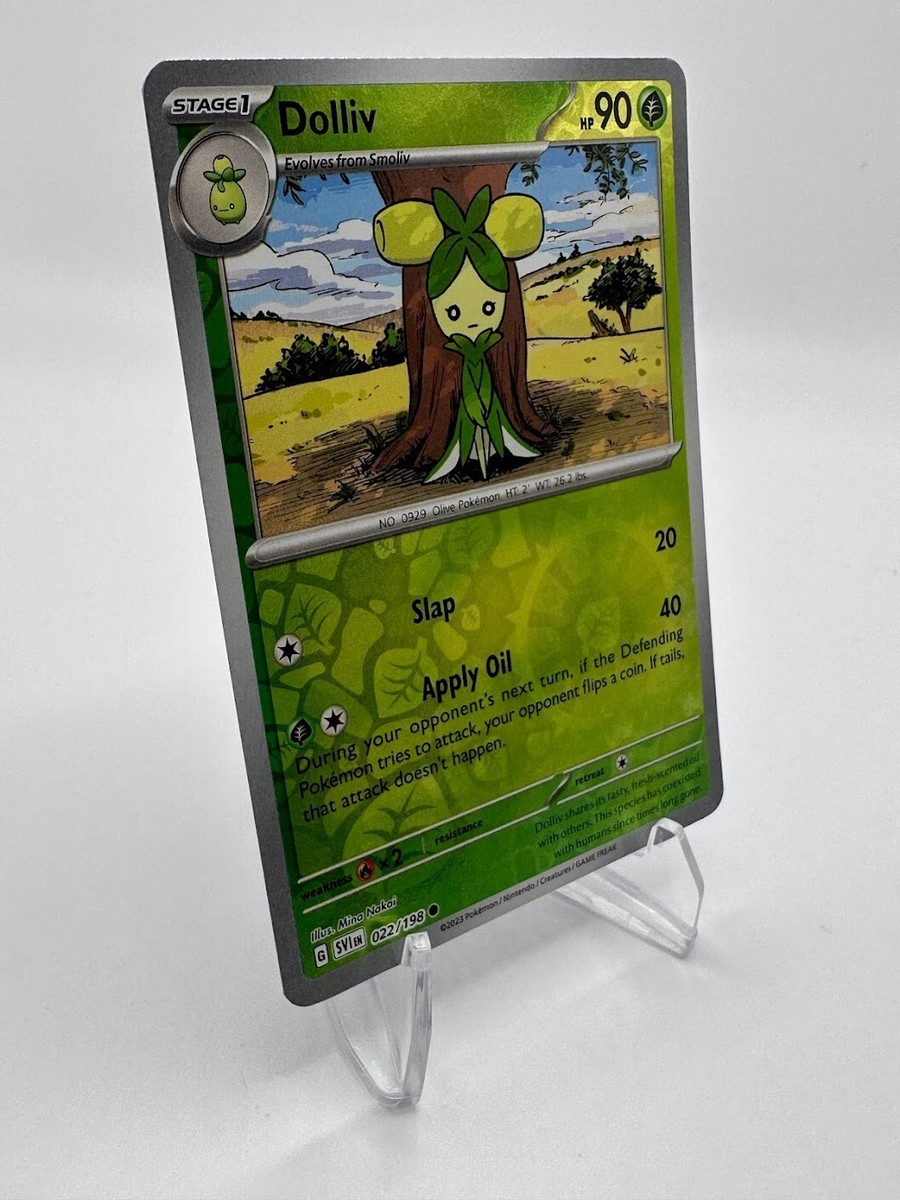 dolliv pokemon card value Dolliv 022/198 - Scarlet & Violet Base Set - Reverse Holo - Pokemon TCG