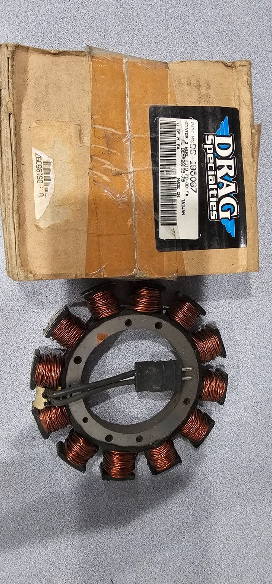 Drag Specialties DS-195097 Uncoated Alternator Stator 2-Wire for