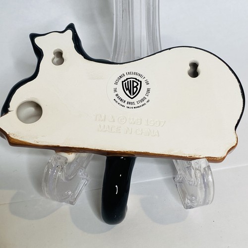 1997 Ceramic Looney Tunes Sylvester Wall Hook Warner Bros Studio NOS Vtg - Picture 3 of 10