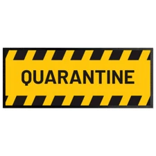 Quarantine Bar Runner Cocktail Party Bar Mat Man Cave Bar Accessory