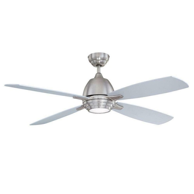 Designers Choice Collection Volan 52 In Satin Nickel Ceiling Fan