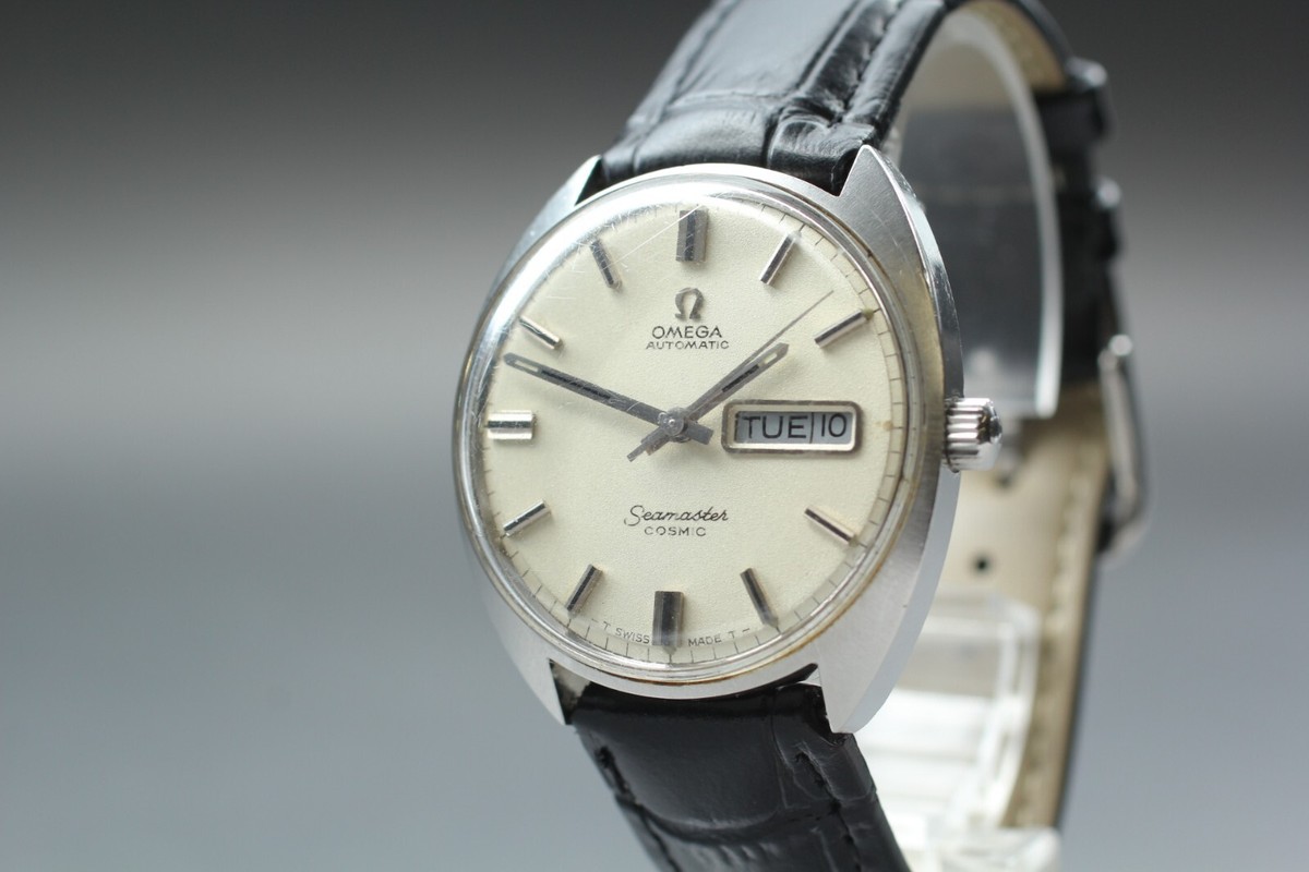 Vintage OMEGA Seamaster Cosmic 166.036-TOOL107 Cal.752 White Dial