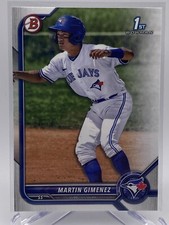 2022 Bowman Baseball Martin Gimenez #BP-97 RC Blue Jays