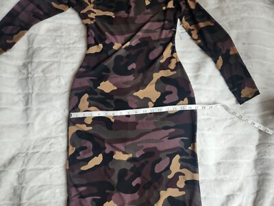 knee length dresses for ladies Laura Midi Dress in Camo main image 0