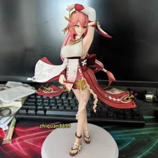 Game Character Yae Miko 26cm PVC Figure Model Doll Collection Toys W/Box Gift