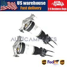 Pair Front Air Suspension Shock Struts Fit Porsche Cayenne Audi Q7 VW Touareg 