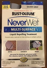 RUST-OLEUM NEVERWET MULTI-SURFACE LIQUID REPELLING TREATMENT 18 OZ. SILVER GRAY