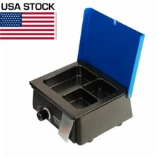 Dental Wax Heater 3-well Wax Heating Analog Dipping Pot Melting Wax Machine US