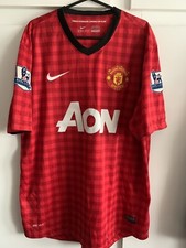 *L* 2012/13 Manchester United Home YOUNG #18 Football Shirt