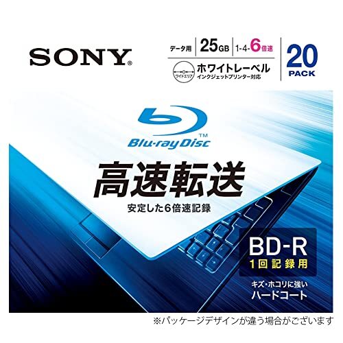Siip 【CD➕Blu-ray】 Sony Data Blu-Ray Disc 20Bnr1Dcps6 Bd-R Layer 6X Speed 20 Pack | eBay