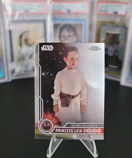 2023 TOPPS CHROME STAR WARS 17 PRINCESS LEIA ORGANA REBEL ALLIANCE