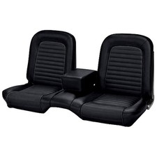1966 Ford Mustang Black Front And Rear Bench Seat Upholstery Tmi In Stock