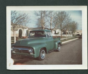 Details About Vintage Polaroid Photo 1956 Ford Pickup Truck 988001