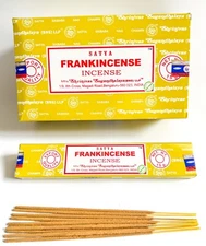 Satya Frankincense Incense Sticks - Pick 15-30-60-75-90-180 grams - Free Ship!