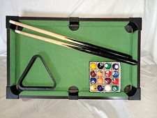 Mini Vintage Table Top Pool Billiard Table Game