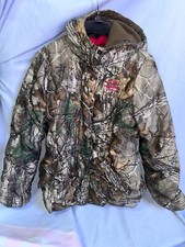 Realtree Xtra  Zip Up Lined Hooded Jacket Size Medium