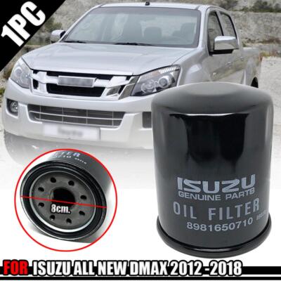 GENUINE ENGINE OIL FILTER BLACK FOR ISUZU D-MAX DMAX 2 5L 3 0L 12-18