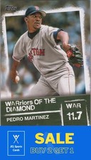 2020 Topps Warriors of the Diamond #WOD-23 Pedro Martinez