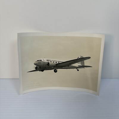 Vintage 5x 7 Photo of a USMC C-117 Douglas R4D-8 Airplane Flying | eBay
