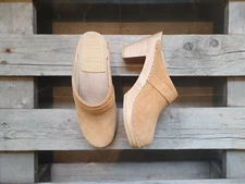 Swedish Clogs Maguba Stockholm Camel Suede Size US Womens 6 / EU 36